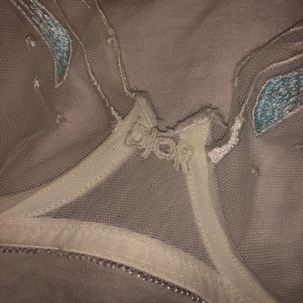 Vintage Dior lace bra
